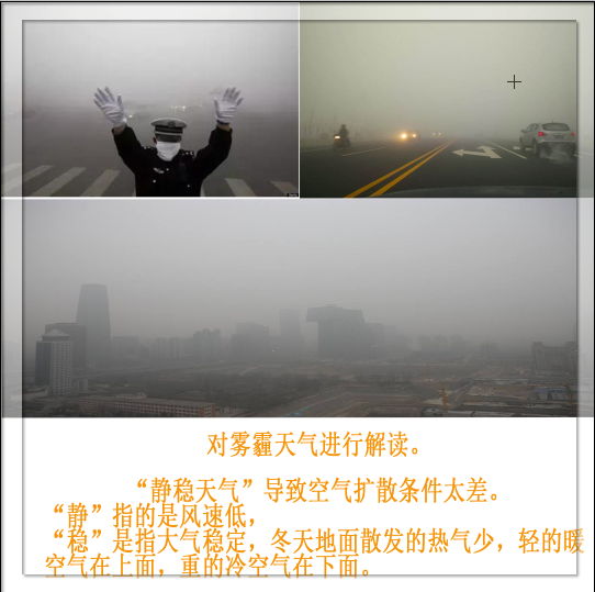 霧霾天氣主要安全，拐彎人多慢行多觀察