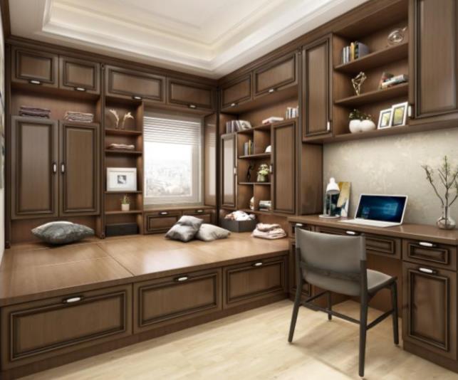 全鋁榻榻米-03（風格：中式；顏色：胡桃）