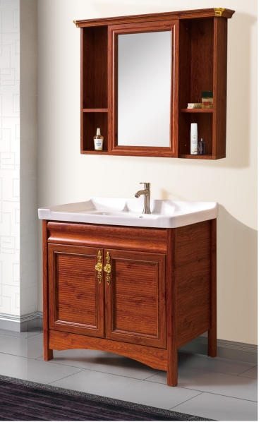 全鋁衛浴柜-01（風格：中式；顏色：金橡）