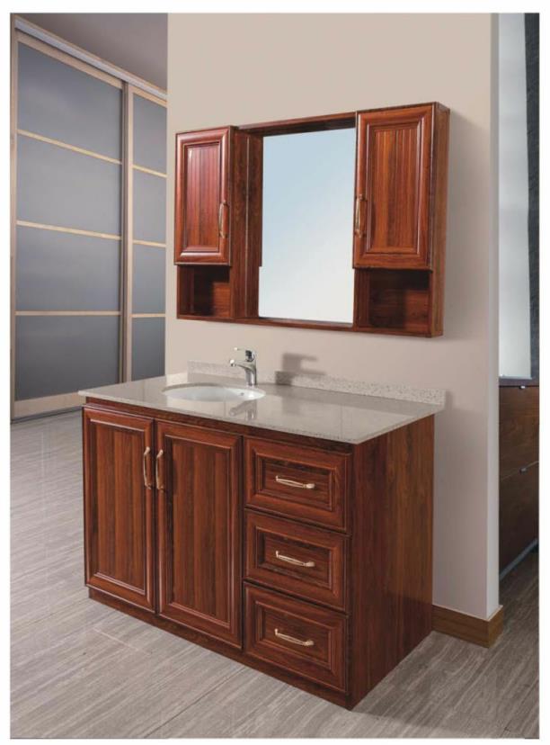 全鋁衛浴柜-02（風格：中式；顏色：金橡）