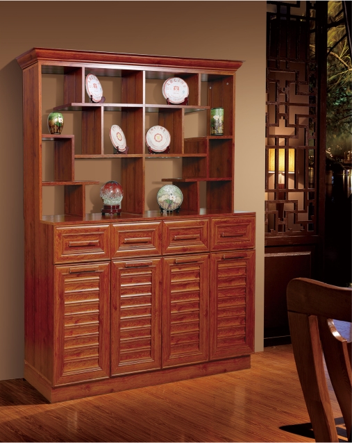 全鋁博古架-01（風格：中式；顏色：金像）