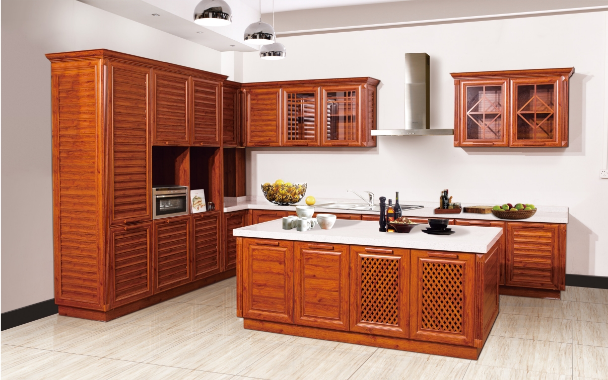 全鋁櫥柜-10（風格：中式；顏色：金橡）