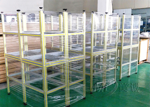 組裝鋁型材架子的型材，影響其承重